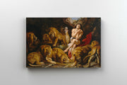 Tablou Canvas - Rubens - Daniel in the Lions Den