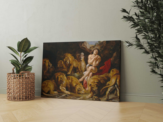 Tablou Canvas - Rubens - Daniel in the Lions Den