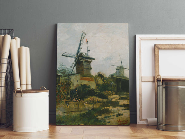 Tablou Canvas - Vincent van Gogh - Windmills on Montmartre