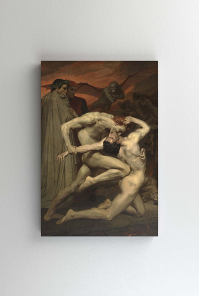 Tablou Canvas - William-Adolphe Bouguereau - Dante and Virgil