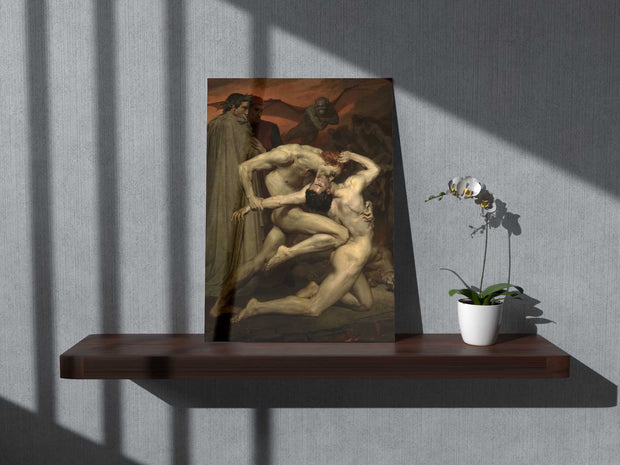 Tablou Canvas - William-Adolphe Bouguereau - Dante and Virgil