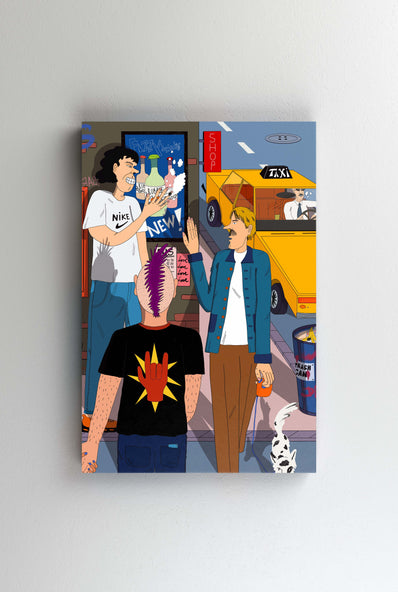 Tablou Canvas - Taxi Driver