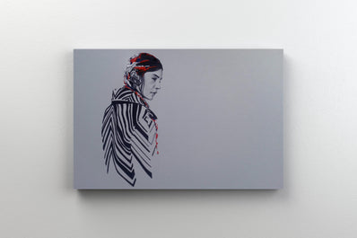 Tablou Canvas - Zebra Colours