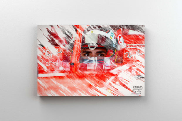 Tablou Canvas - Carlos Sainz Ferrari