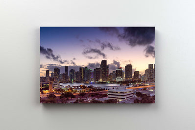 Tablou Canvas - New York la Apus