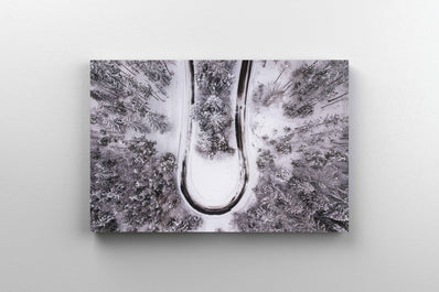 Tablou Canvas - Drum de Iarna