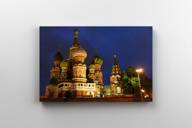 Tablou Canvas - Noaptea in Moscova
