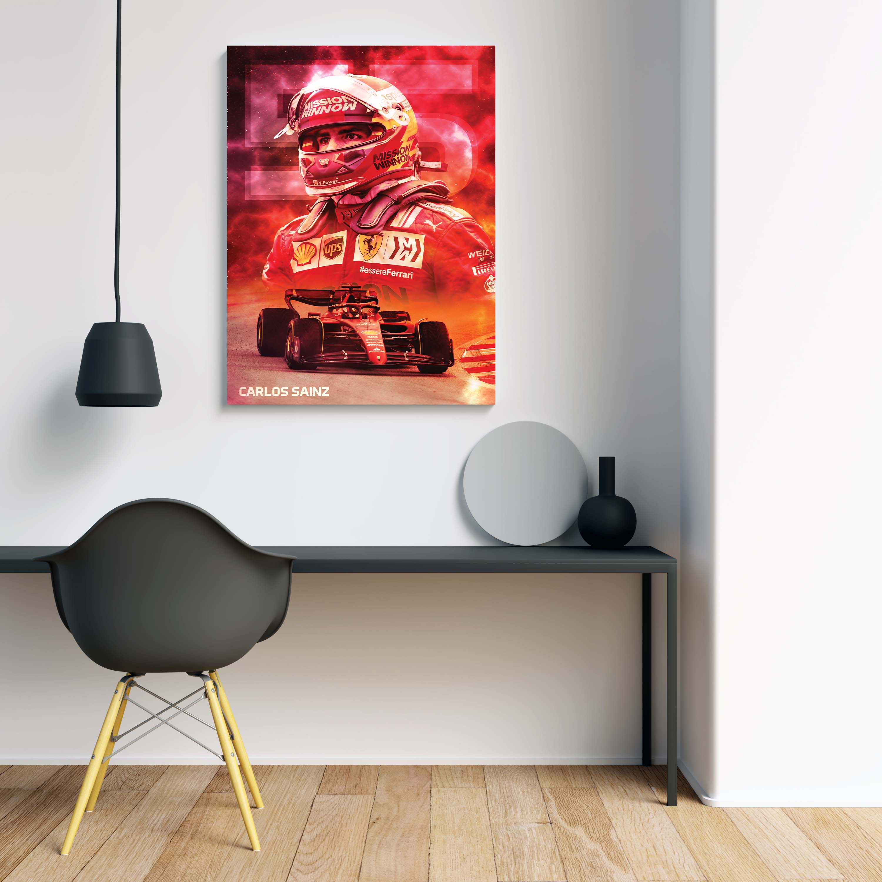 Tablou Canvas - Carlos Sainz 2022