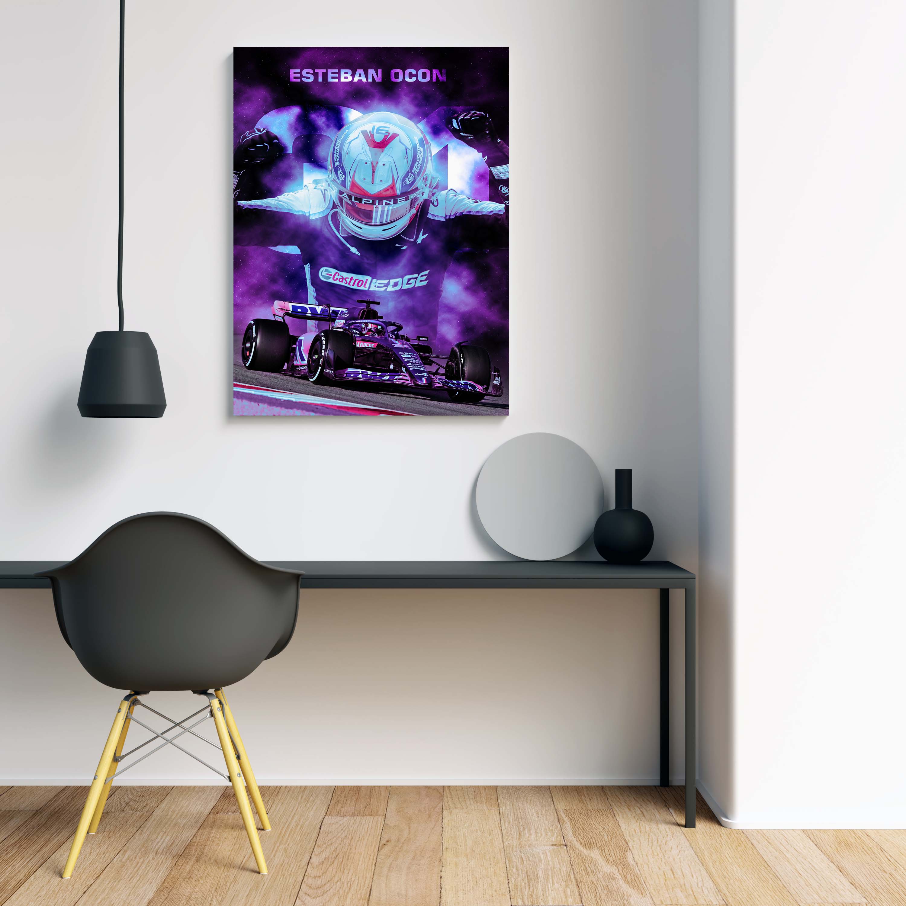 Tablou Canvas - Esteban Ocon
