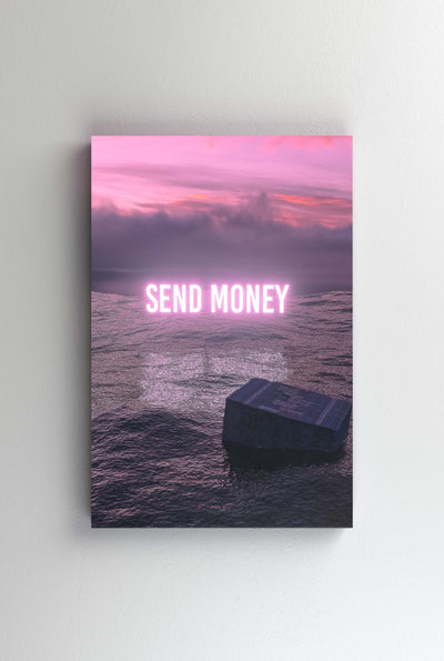 Tablou Canvas - Send Money